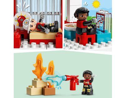 LEGO® DUPLO® 10970 Hasičská stanice a vrtulník