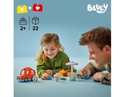 LEGO® DUPLO® Bluey 10458 Bluey a výlet na zmrzlinu