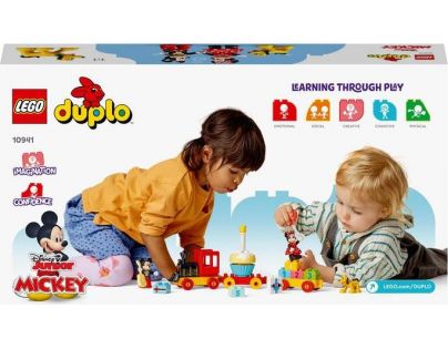 LEGO® DUPLO® Disney ™ 10941 Narozeninový vláček Mickeyho a Minnie