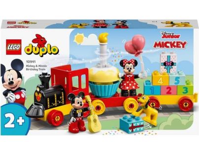 LEGO® DUPLO® Disney ™ 10941 Narozeninový vláček Mickeyho a Minnie
