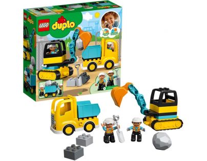 LEGO® DUPLO® Town 10931 Náklaďák a pásový bagr - Poškozený obal