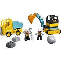 LEGO® DUPLO® Town 10931 Náklaďák a pásový bagr - Poškozený obal 2