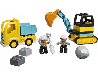 LEGO® DUPLO® Town 10931 Náklaďák a pásový bagr - Poškozený obal