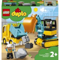 LEGO® DUPLO® Town 10931 Náklaďák a pásový bagr 6