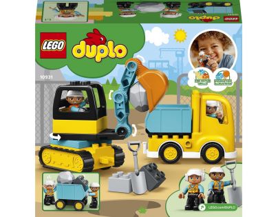 LEGO® DUPLO® Town 10931 Náklaďák a pásový bagr