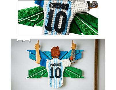 LEGO® Editions 43018 Lionel Messi – Okamžik vítězství