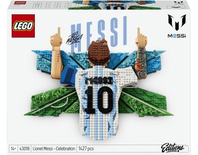 LEGO® Editions 43018 Lionel Messi – Okamžik vítězství