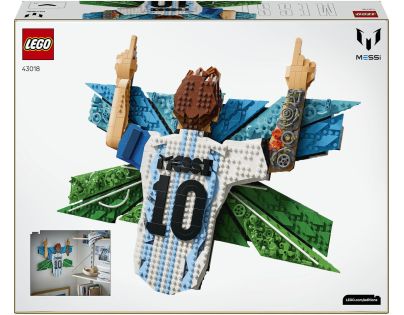 LEGO® Editions 43018 Lionel Messi – Okamžik vítězství