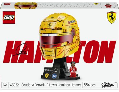 LEGO® Editions 43022 Helma Lewis Hamilton ze Scuderia Ferrari HP