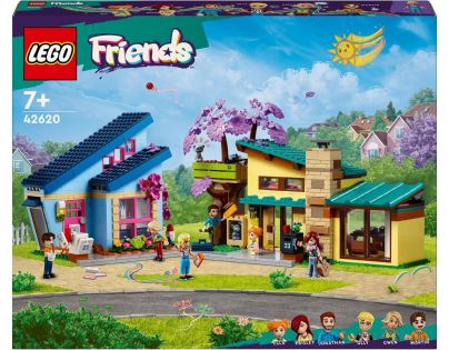 LEGO® Friends 42620 Rodinné domy Ollyho a Paisley