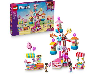 LEGO® Friends 42700 Kolotoč se sladkostmi a cupcaky