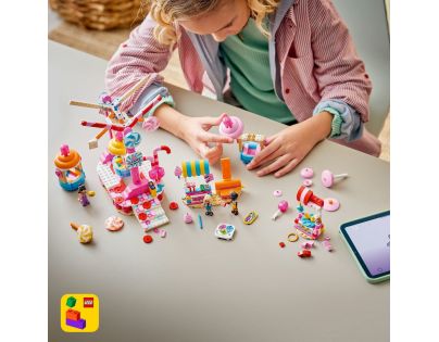 LEGO® Friends 42700 Kolotoč se sladkostmi a cupcaky