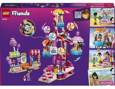 LEGO® Friends 42700 Kolotoč se sladkostmi a cupcaky