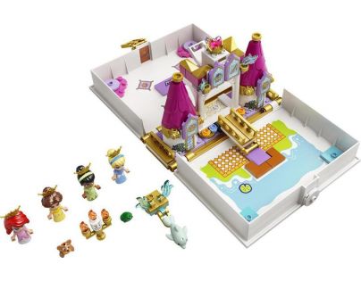 LEGO® Disney Princess™ 43193 Ariel, Kráska, Popelka a Tiana a jejich pohádková kniha dobrodružství
