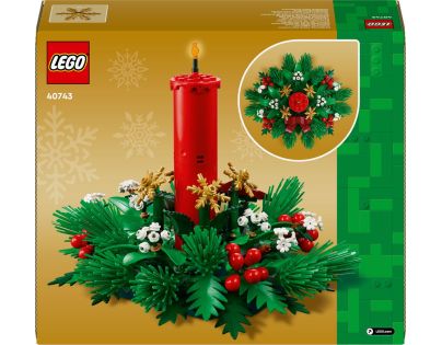 LEGO® Iconic 40743 Vánoční dekorace na stůl
