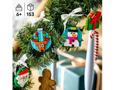 LEGO® Iconic 40744 Sada vánočních ozdob