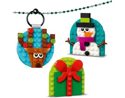 LEGO® Iconic 40744 Sada vánočních ozdob
