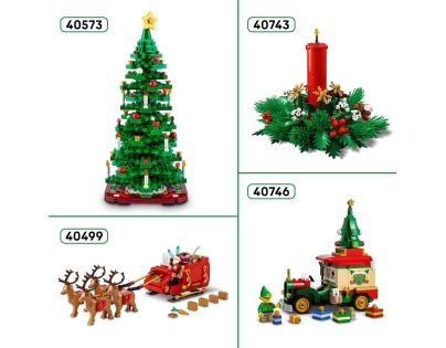 LEGO® Iconic 40744 Sada vánočních ozdob