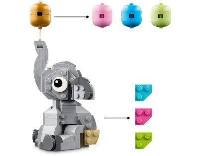 LEGO® Iconic 40814 Slůně na obloze