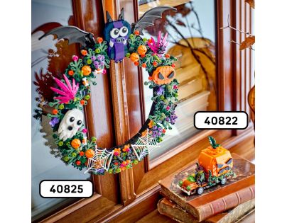LEGO® Iconic 40822 Pick-up s halloweenskými dýněmi