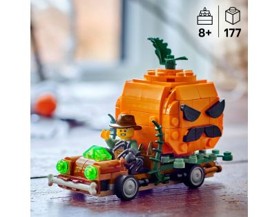 LEGO® Iconic 40822 Pick-up s halloweenskými dýněmi