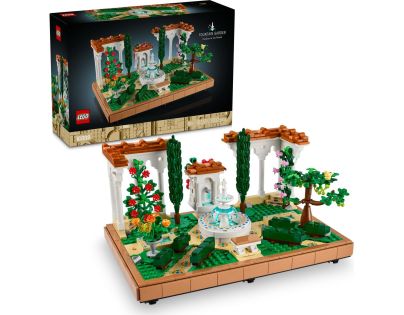 LEGO® Icons 10359 Zahrada s fontánou - Poškozený obal