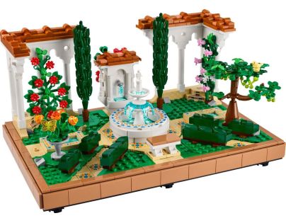 LEGO® Icons 10359 Zahrada s fontánou - Poškozený obal