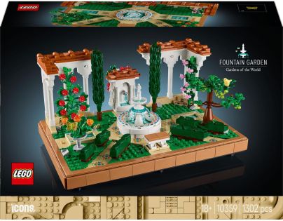 LEGO® Icons 10359 Zahrada s fontánou - Poškozený obal