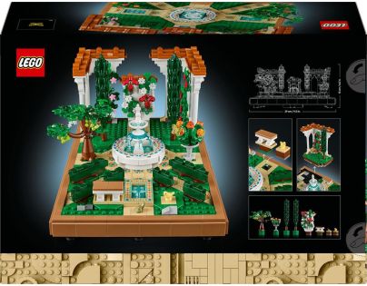 LEGO® Icons 10359 Zahrada s fontánou - Poškozený obal