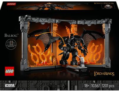 LEGO® Icons 10367 Knižní zarážka: Pán prstenů – Balrog™
