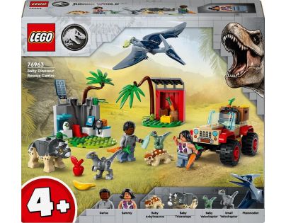 LEGO® Jurassic World 76963 Záchranářské středisko pro dinosauří mláďata