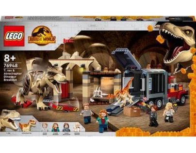 LEGO® Jurassic World™ 76948 Útěk T-rexe a Atrociraptora