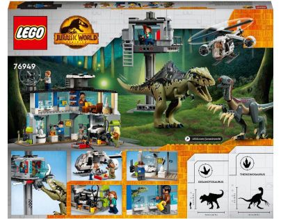 LEGO® Jurassic World™ 76949 Útok Giganotosaura a Therizinosaura