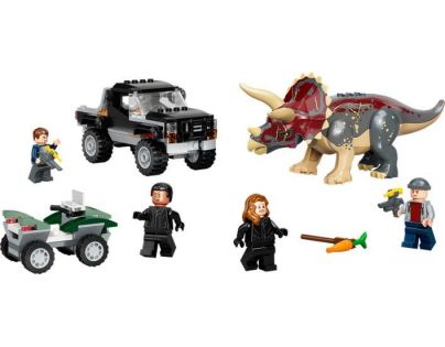 LEGO® Jurassic World™ 76950 Útok Triceratopse na pick-up
