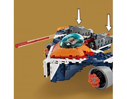LEGO® Marvel 76278 Rocketov tryskáč Warbird vs. Ronan
