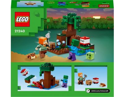 LEGO® Minecraft® 21240 Dobrodružství v bažině