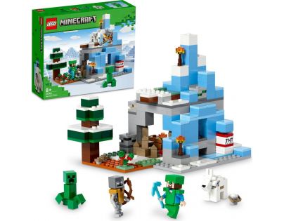 LEGO® Minecraft® 21243 Ledové hory - Poškozený obal
