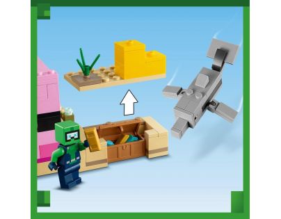LEGO® Minecraft® 21247 Domeček axolotlů