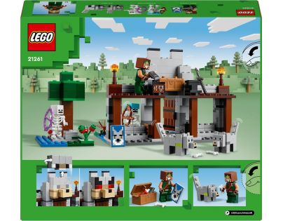 LEGO® Minecraft® 21261 Vlčí pevnost