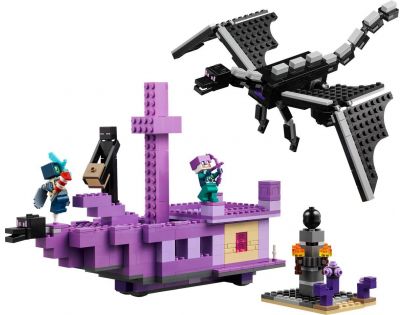 LEGO® Minecraft® 21264 Drak z Enderu a loď z Endu
