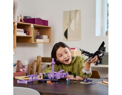 LEGO® Minecraft® 21264 Drak z Enderu a loď z Endu