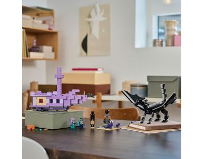 LEGO® Minecraft® 21264 Drak z Enderu a loď z Endu
