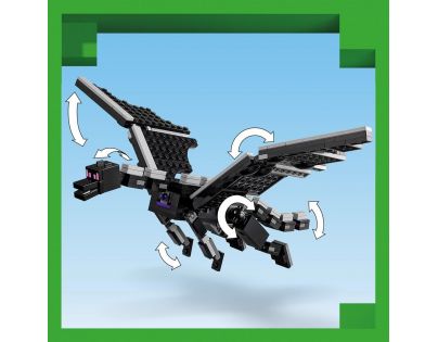 LEGO® Minecraft® 21264 Drak z Enderu a loď z Endu