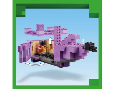 LEGO® Minecraft® 21264 Drak z Enderu a loď z Endu