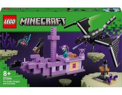 LEGO® Minecraft® 21264 Drak z Enderu a loď z Endu