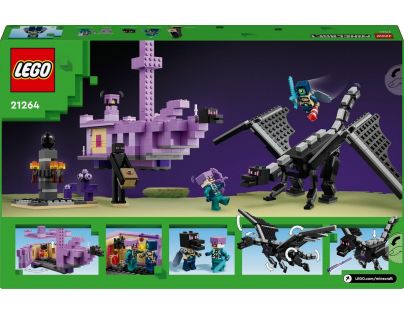 LEGO® Minecraft® 21264 Drak z Enderu a loď z Endu
