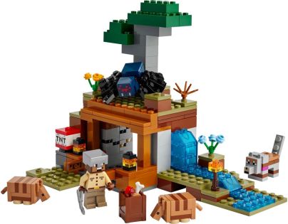 LEGO® Minecraft® 21269 Výprava do dolu a pásovec - Poškozený obal