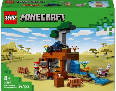 LEGO® Minecraft® 21269 Výprava do dolu a pásovec - Poškozený obal