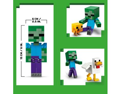 LEGO® Minecraft® 21582 Kuřecí žokej