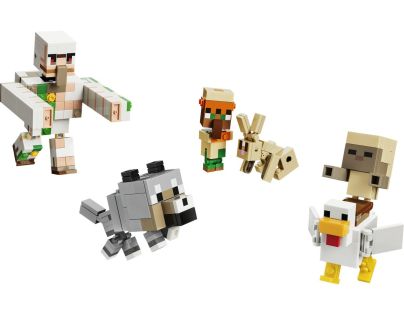 LEGO® Minecraft® 21592 Kuřecí žokej a útok v poušti